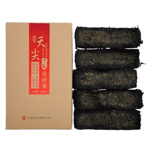 (사은품확인)천첨차 2015년 1등급 숙성 금화 복전차 1kg + 차칼+ 차칙차발차협 + 1인용 백자 개완(1개 무작위 발송), 천첨 복전차+차칼+차칙차발차협+개완, 1개, 1개입