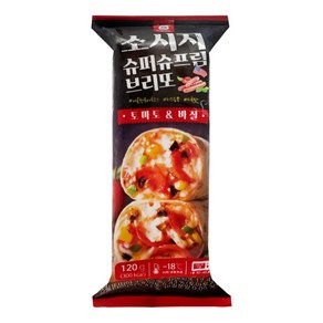 천일식품 소시지 슈퍼슈프림 브리또 120g, 1개