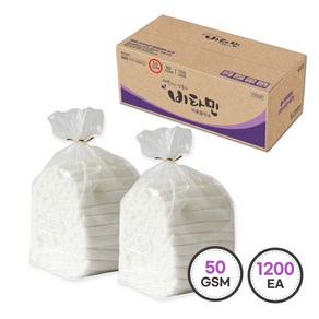 비타민 50g덕용물티슈 물수건 업소용물티슈, 1세트, 1200매, 50g