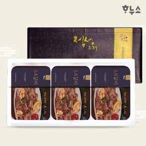 LA양념갈비 500g x 3팩 선물세트 1.5kg, 3개