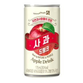 [자연과사람들] 이 만든 사과 드링크 175ml, 60개
