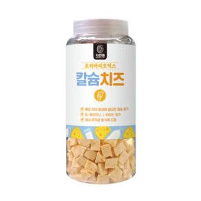 자연애 강아지 간식 프리바이오틱스 칼슘치즈 450g