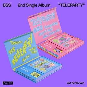 [특전 공식 포토카드 4종 추가 증정] 부석순 싱글2집 2종 세트 TELEPARTY / 포토북2+미니북6+핀뱃지2+스티커12+가사지2+포토카드4+ID카드2+접지포스터2+스티커봉투2