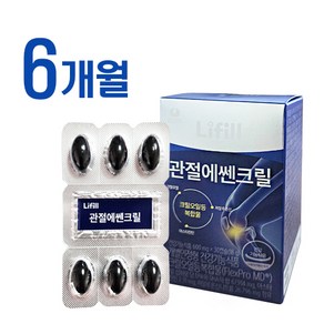 라이필 관절에쎈크릴 크릴오일 600mg x, 30정, 6개