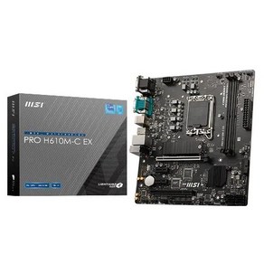 MSI PRO H610M-C EX, 단품