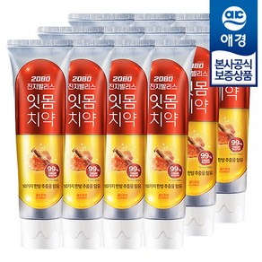 2080 진지발리스 골드진생 치약, 140g, 12개