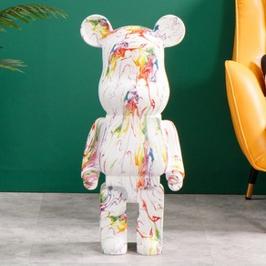 Ximeng 베어브릭 대형 피규어 저금통 50cm 80cm 곰돌이 인테리어 집들이 개업 선물, A