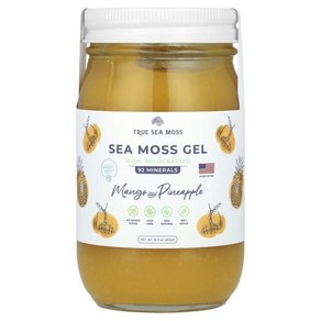 True Sea Moss 씨모스 젤 망고 & 파인애플 453g(16fl oz)