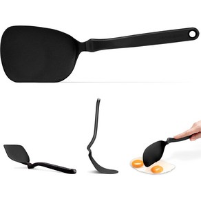 Chopula Black Deamfam Chopula  Supe Flexible Chopping Sit Up Spatula – Safe fo Non-Stick Pans, 1개