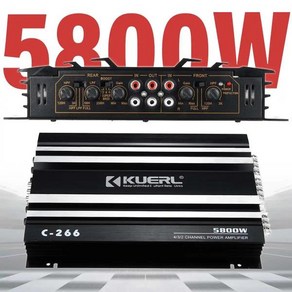 5800 와트 4 채널 12V 자동차 Amplife 오디오 전력 증폭기 앰프 서브 우퍼, 01 CHINA