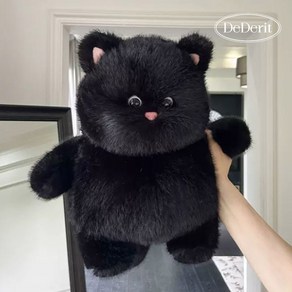 데데리트 뚱냥이 고양이 애착 인형 집들이 우정 커플 쿠션 선물 35cm