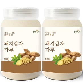 동의한재 국산 돼지감자 가루 분말, 500g, 2개