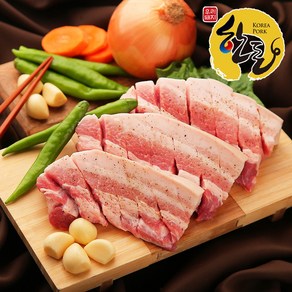 [당일출고]돈팡 고소한 육질! 한돈 생 삼겹살 600g+600g, 2개