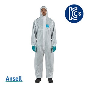 3M 보호복 MG1500 PLUS 정전기처리 석면제거 실험복 방진복 분진, 정전기타입-White XXL, 화이트, 1개