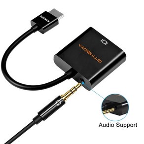 비디오테이프 변환 비디오 테이프 USB 플레이어 동영상 파일 gtmedia hdmi 케이블 호환 어댑터 digital video hdmi to vga converter with