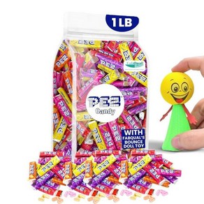 FabQual 번들 - PEZ 0.5kg(1파운드) 버라이어티 백 다양한 페즈 캔디 리필