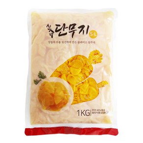 압축 슬라이스 단무지 1kg 10개 1박스, 10kg