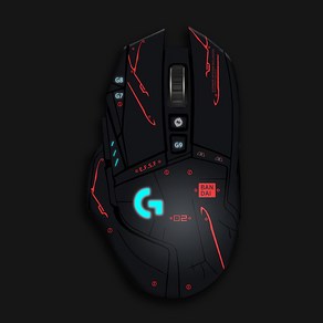 로지텍 마우스스티커 로지텍 G502 HERO 그립감 좋은 마우스 스티커 그립 테이프 미끄럼 방지 땀 패드 게임, 01 A6