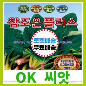 [OK씨앗] [참조은플러스시금치] (F1월동초) 시금치씨앗(오케이씨앗), 40g