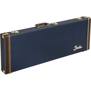 Fende 펜더 하드 케이스 Classic Seies Wood Case Stat/Tele Navy Blue, 1개