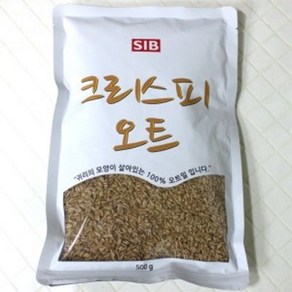 베이킹파티 바삭한 크리스피 오트밀 500g 그레놀라, 1개