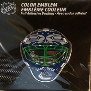 FANMATS NHL - Vancouve Canucks Heavy Duty Aluminiu FANMATS NHL - Vancouve Canucks 헤비 듀티 알루미늄 헬멧 엠블, Team Colos, One Size