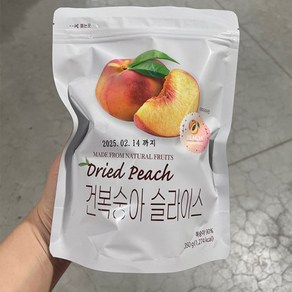 건복숭아 슬라이스 350g