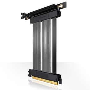 EZDIY-FAB PCIE 4.0 라이저 케이블 그래픽 카드 연장 케이블 PCIE Gen4, 200mm, 1개