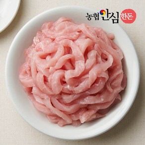 [농협안심한돈] 국내산 한돈 등심 잡채용 500g, 1개