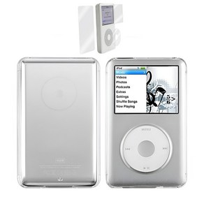 적용되다 iPod Classic 6th 7th 80GB 120GB 얇은 160GB 하드 케이스 (10.5mm 두께의 장치에만 맞음), [01] Clea, Clea, 01 Clea