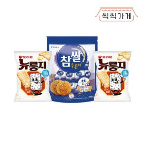 [씩씩가게] 참쌀누룽지 216g + 뉴룽지 124g x 2ea, 1세트, 464g