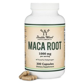 더블우드 Maca Root 1000mg 캡슐, 1개, 300정