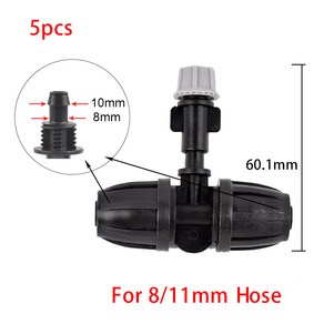분무 스프링클러 연결 4/7 8/11 호스 노즐 정원 급수 관개 스프레이 냉각 16mm 2 개 5 10 개, 10 10 I, 5개