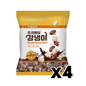 초코퐁당 강냉이 봉지스낵 175g x 4개