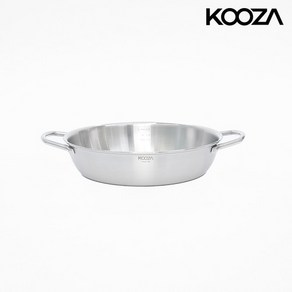 KOOZA 인덕션 통5중 커퍼코어 316 스텐 후라이팬 소테 양수 팬, 22cm, 1개