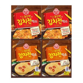 오뚜기 초간편 김치전믹스 320g 2개+감자전믹스 200g 2개