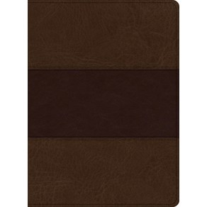 (영문도서) KJV Study Bible Lage Pint Edition Saddle Bown Leathetouch Imitation Leathe, Holman Bibles, English, 9798384509868