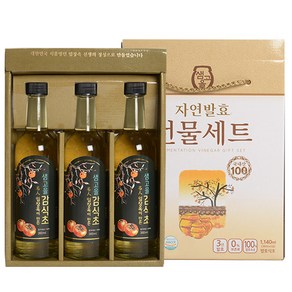 금계식품 - 샘고을감식초명인선물세트 (380ml*3), 380ml, 3개