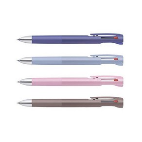 제브라 블렌 3색볼펜 비즈니스 컬러 한정판 BLEN 3C 0.5mm, 스모크블루