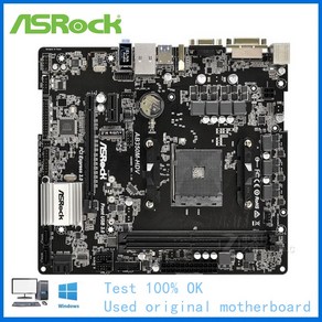 ASRock AB350M-HDV 컴퓨터용 데스크탑 메인보드 USB3.0 M.2 Nvme SSD 마더보드 AM4 DDR4 B350, 한개옵션0, 1개