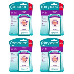 Compeed Cold Soe 입술 수포 물집 15패치 4팩, 4개