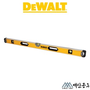 디월트 DWHT43248 박스빔수평 1200mm 알루미늄바디 막대수평 측정막대 수평대, 1개