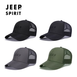 웹도매 JEEP SPIRIT 지프 스피릿 볼캡 여름모자 CA0197, 블랙, 1개