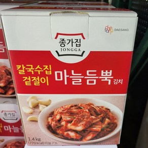 종가집 마늘듬뿍김치, 1.4kg, 1개