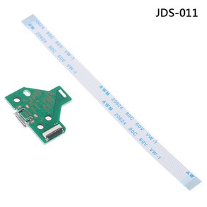 USB 충전 포트 소켓 회로 기판 PS4 컨트롤러용 12 핀 JDS 011 030 040 100 1PC, JDS-011, 1개