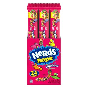 너드 로프 레인보우캔디 Nerds Rope 26g 24개입