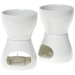 Norpro 213 Porcelain Butter Warmer 2pc set 4 x 7 x Norpro 213 도자기 버터 워머 2개 세트 4 x 7 x 4인치 표시된 대