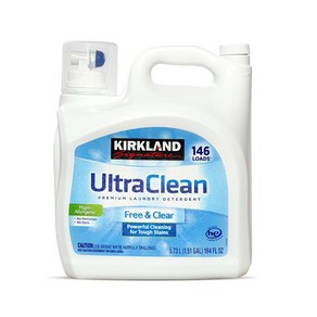 Kirkland Signature Ultra Clean 커클랜드시그니쳐 울트라클린 프리클리어 액상세탁세제 146회분 5.73L