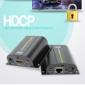 넥시 HDMI to RJ45(UTP 케이블) 리피터 NX368 최장 60m, 1개