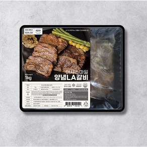 아샤스마일 양념LA갈비, 1kg, 2개